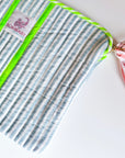 Customised Quilted Pouch | Sunwashed Blue