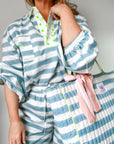 The Rugby Tote | Mykonos Blue