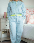 GOTS Organic Twill Pyjamas | Starboard