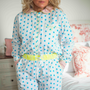 GOTS Organic Twill Pyjamas | Blue Stars