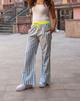 The Pop Pants | Mykonos Blue