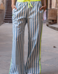 The Pop Pants | Mykonos Blue