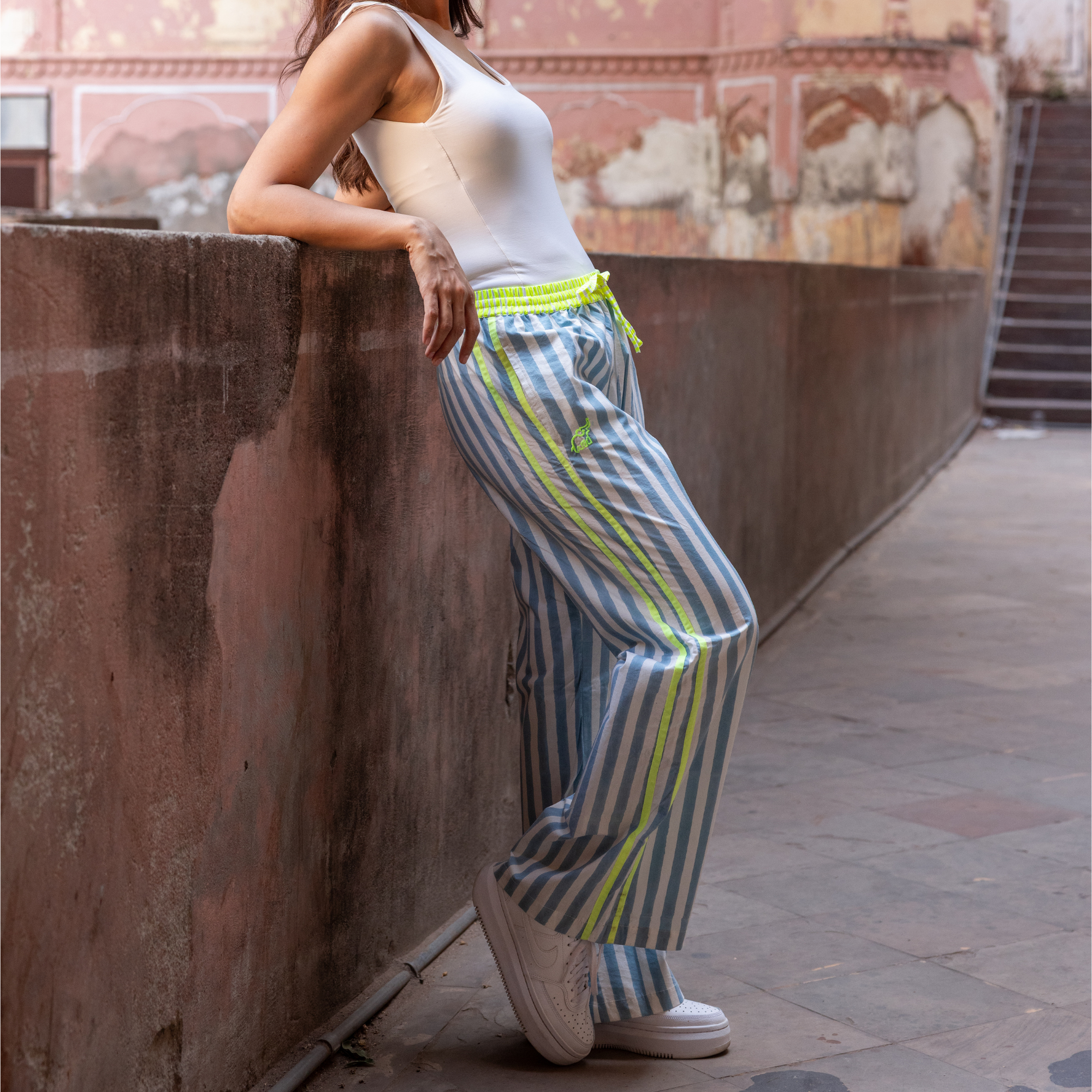 The Pop Pants | Mykonos Blue