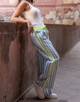 The Pop Pants | Mykonos Blue