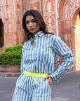 The Pop Shirt | Mykonos Blue