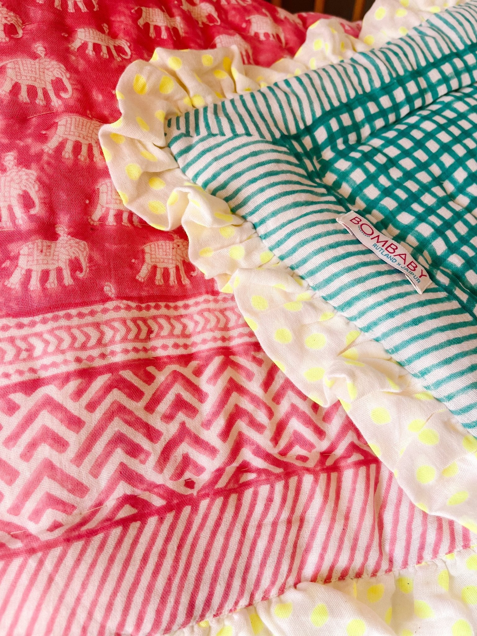 Baby Estha | Pink Mini Quilt - Bombaby