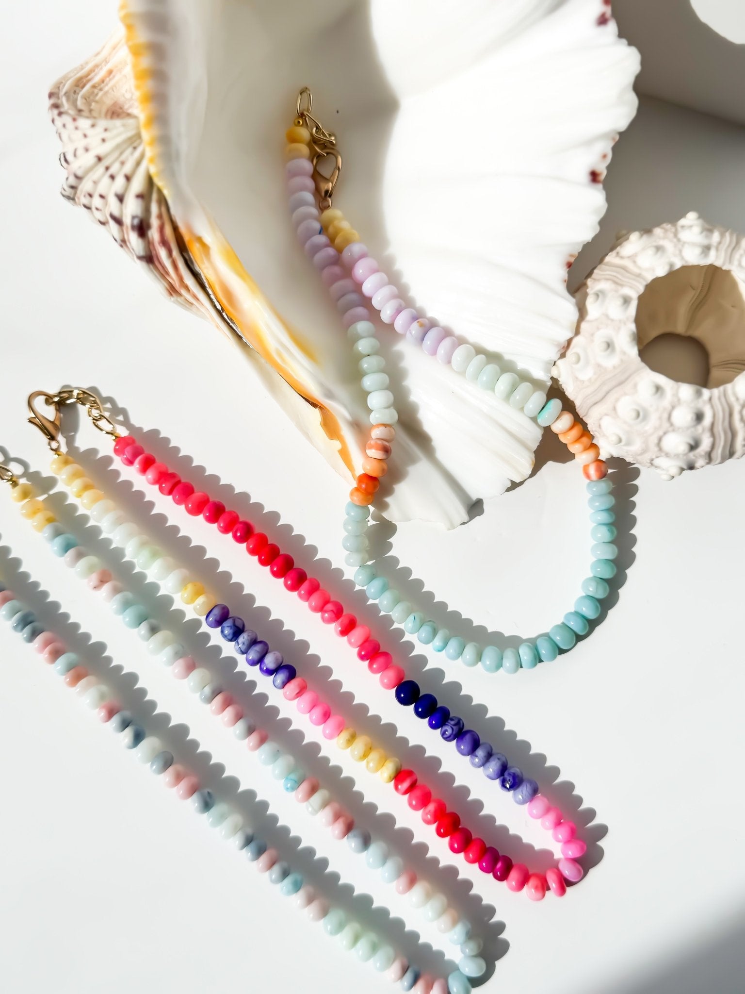 Beaded Opal Necklace | Piña Colada | PRE ORDER - Bombaby