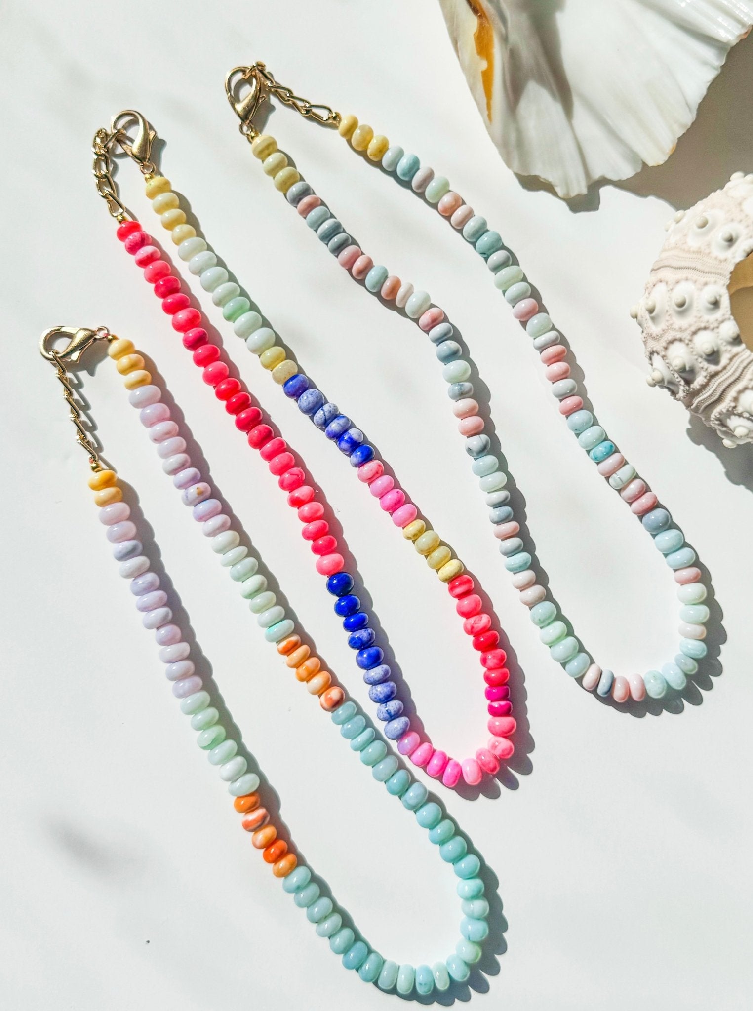 Beaded Opal Necklace | Sorbet Drift | PRE ORDER - Bombaby