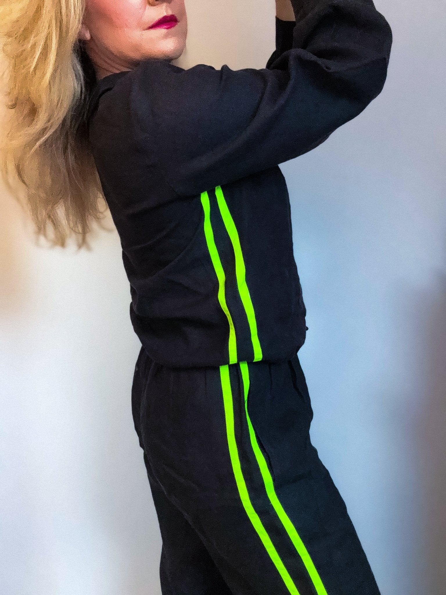 Black Disco Pants | Organic Linen Trousers - Bombaby