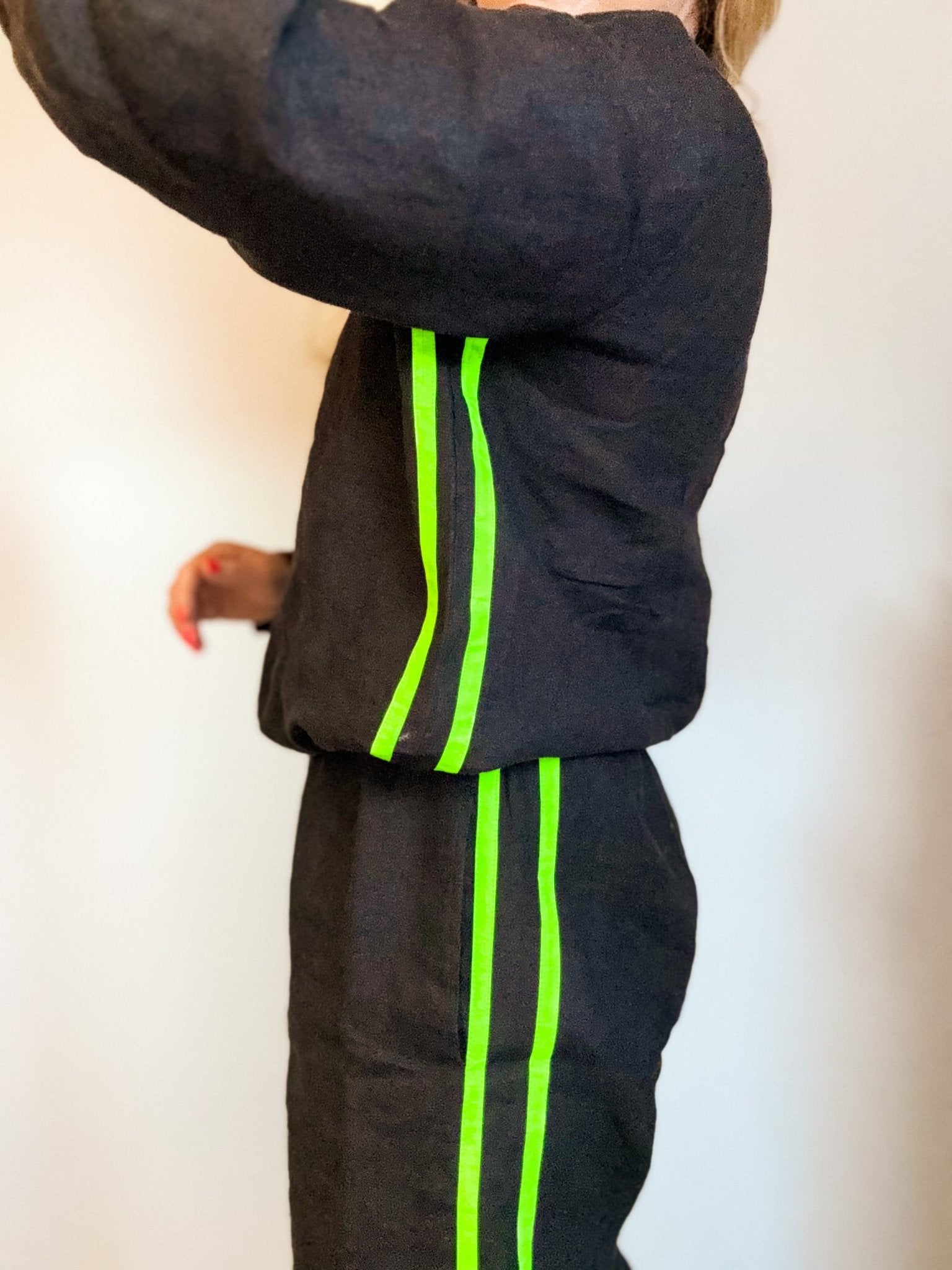 Black Disco Pants | Organic Linen Trousers - Bombaby