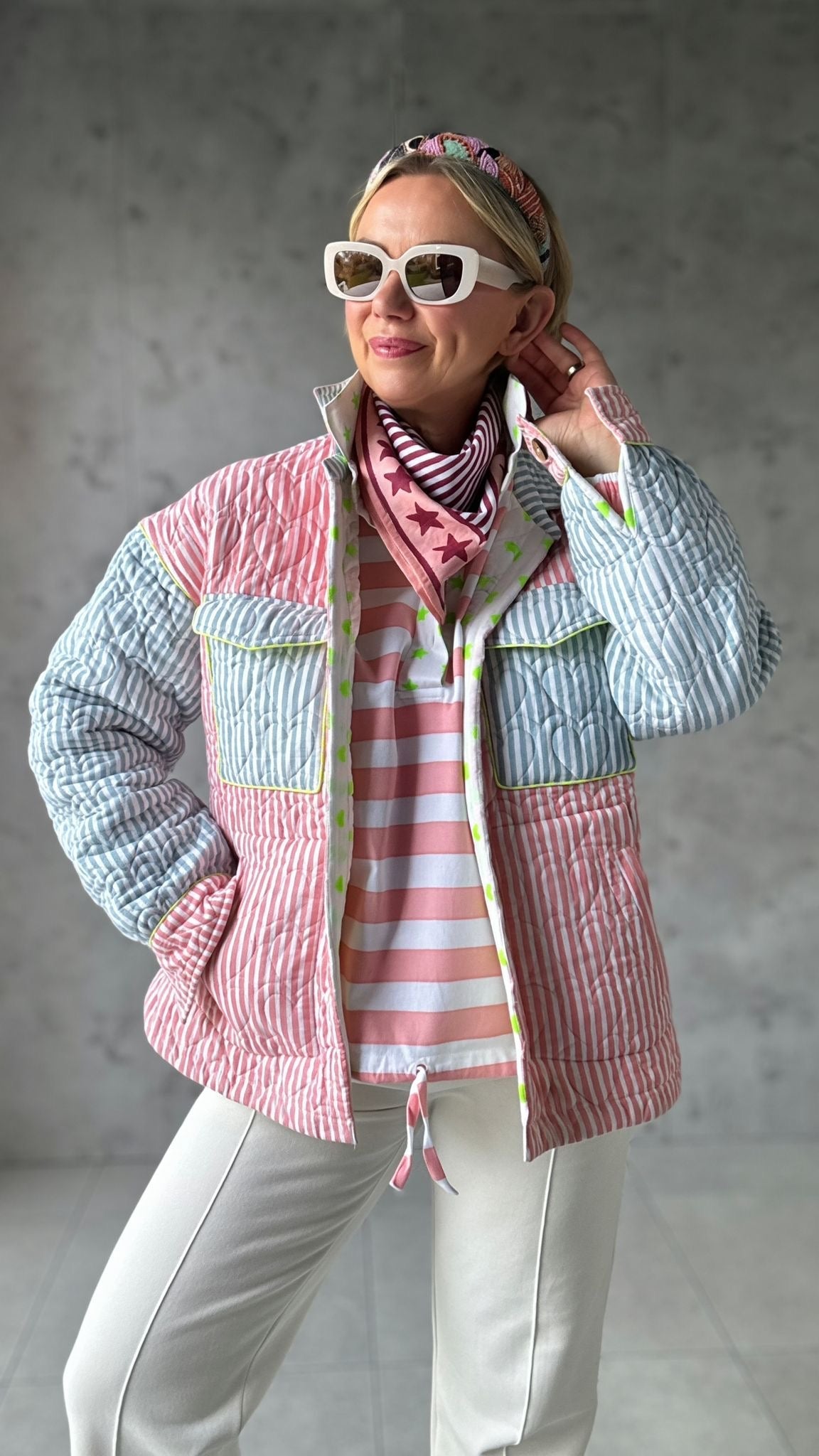 Boyfriend Jacket | Sunwashed - Bombaby