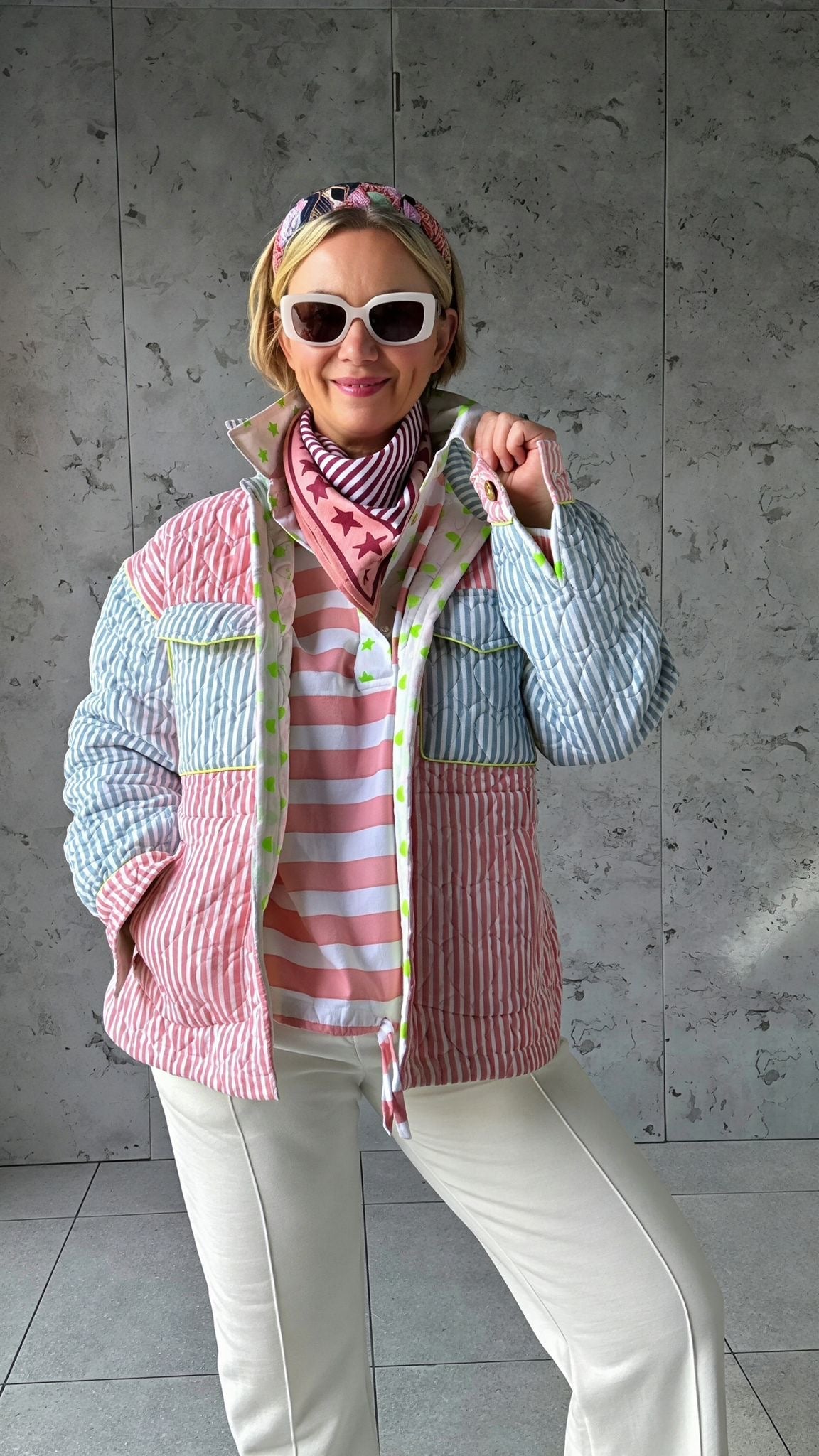 Boyfriend Jacket | Sunwashed - Bombaby