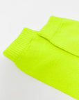 Cashmere Bed Socks | Neon Yellow - Bombaby