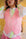 Cord Block Print Waistcoat | Pink City - Bombaby