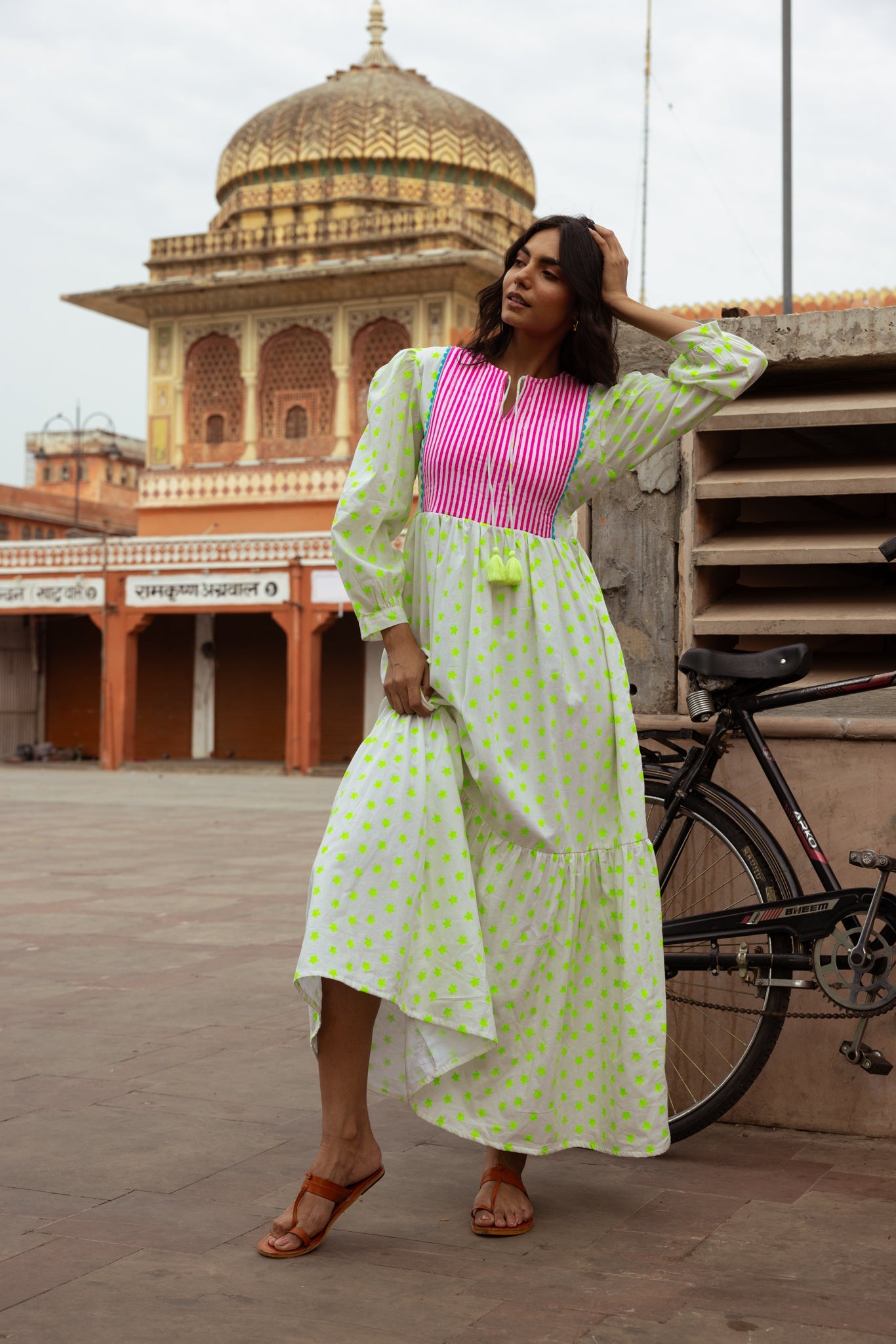 Cotton Maxi Dress | Estella | PRE ORDER - Bombaby