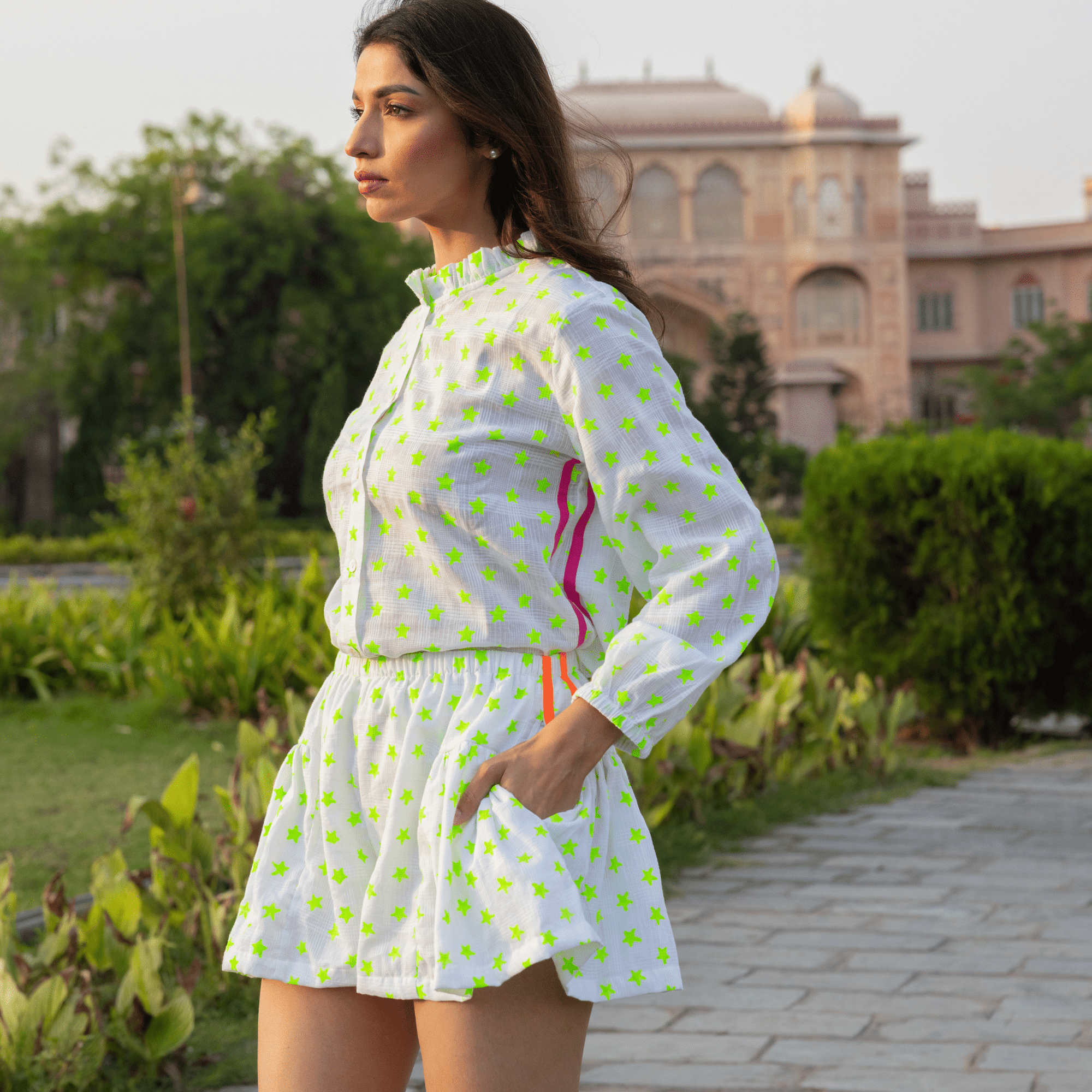 Cotton Voile Blouse | Estella - Bombaby