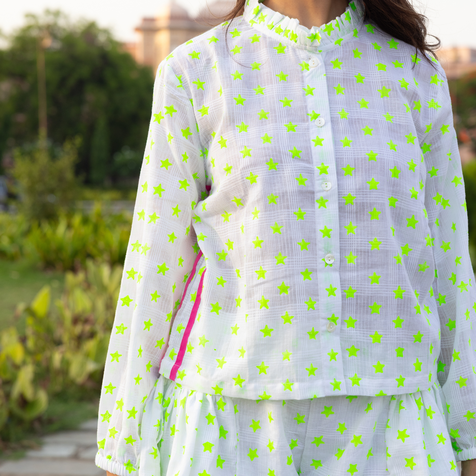 Cotton Voile Blouse | Estella - Bombaby