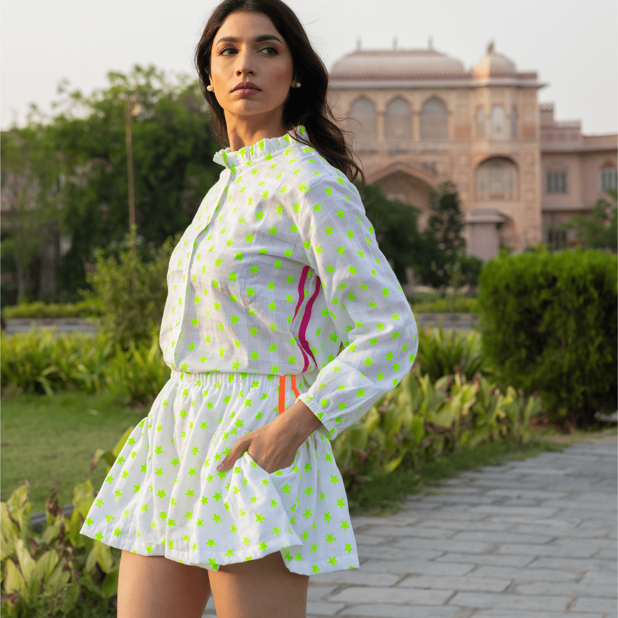 Cotton Voile Blouse | Estella - Bombaby