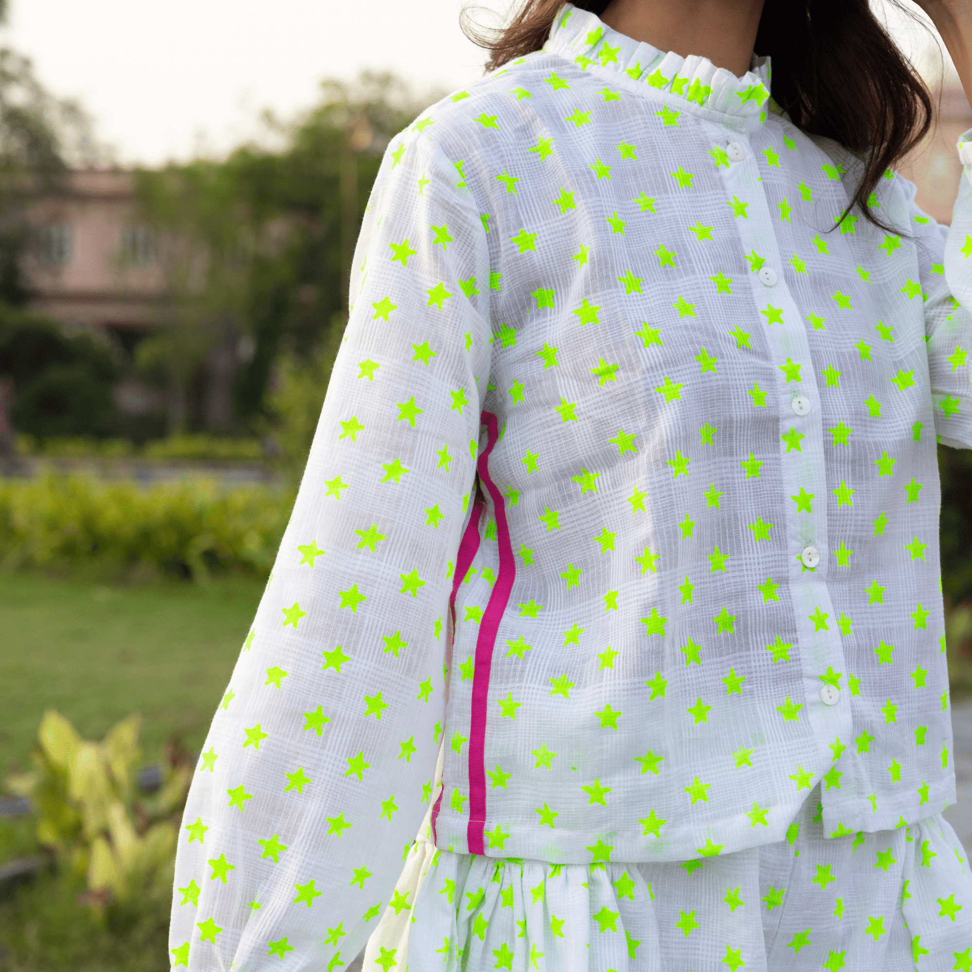 Cotton Voile Blouse | Estella - Bombaby