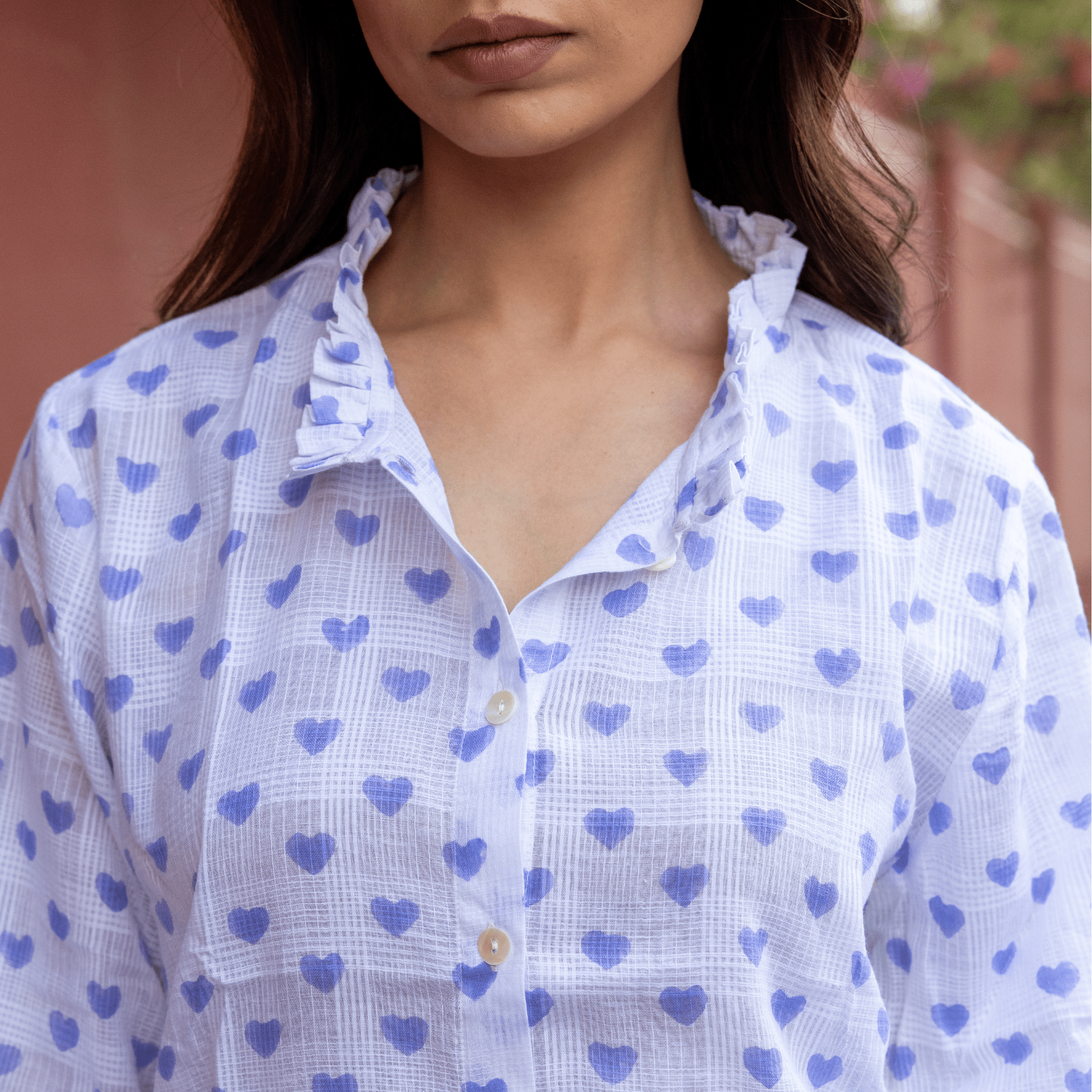 Cotton Voile Blouse | Viola - Bombaby