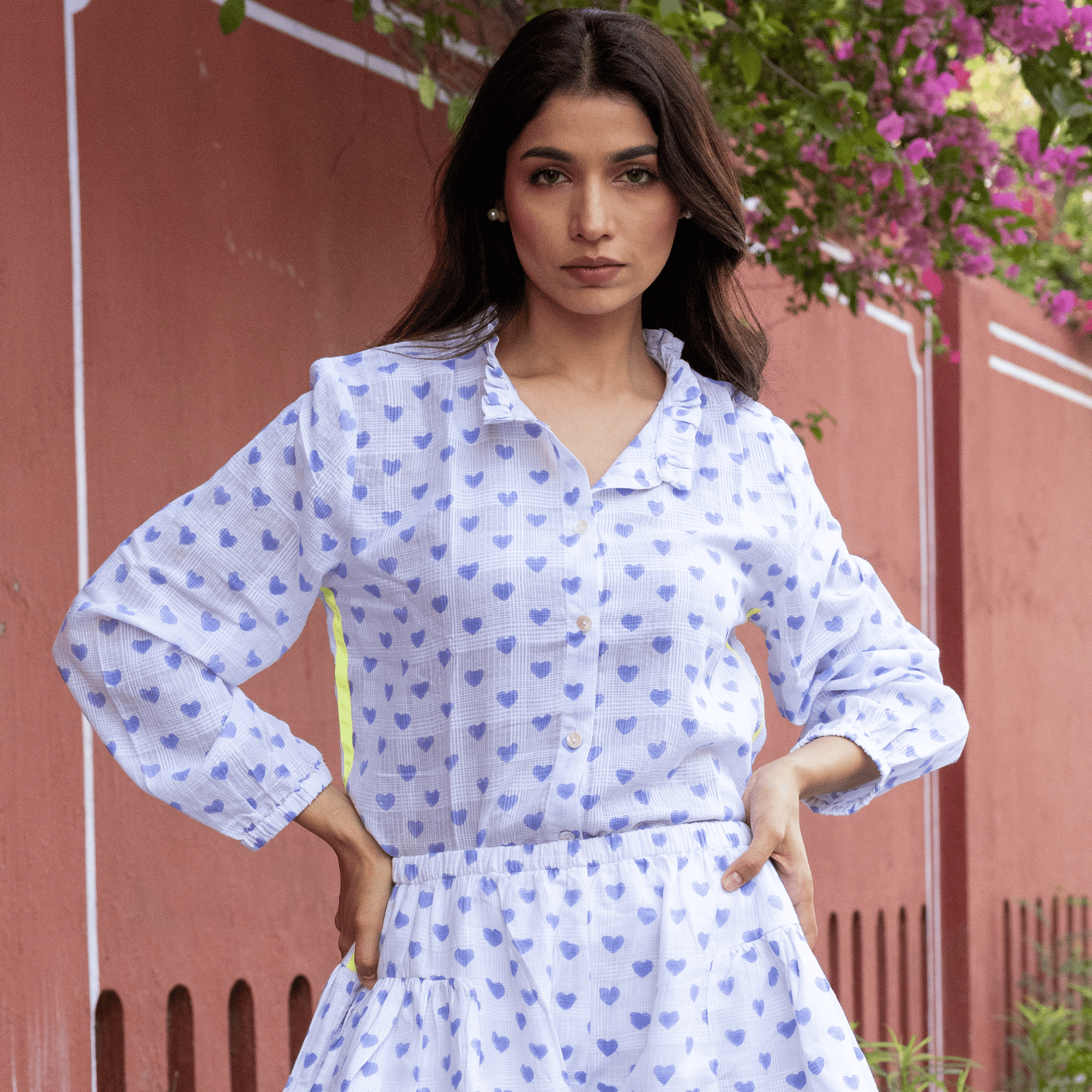 Cotton Voile Blouse | Viola - Bombaby