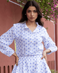 Cotton Voile Blouse | Viola - Bombaby