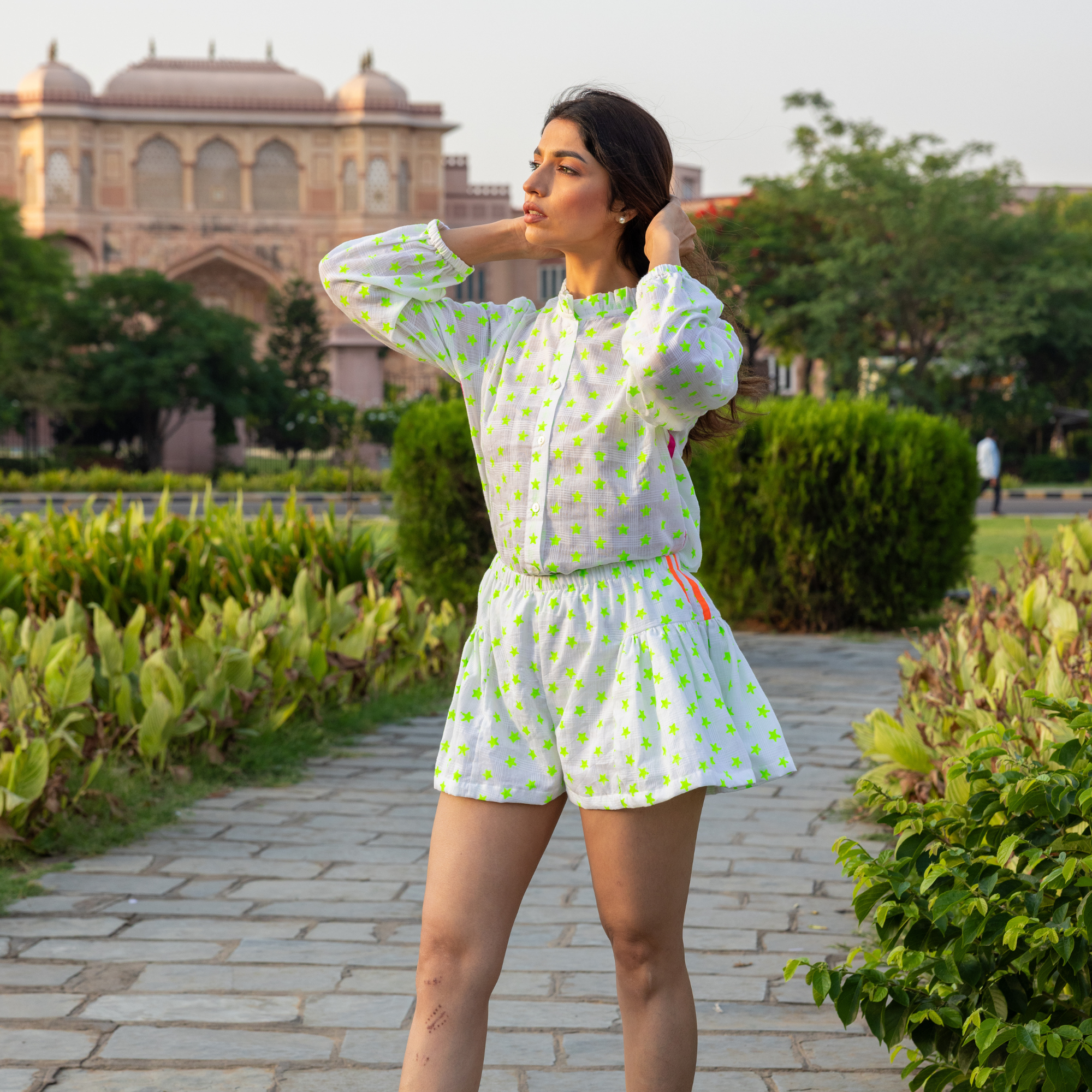 Cotton Voile Skort | Estella - Bombaby