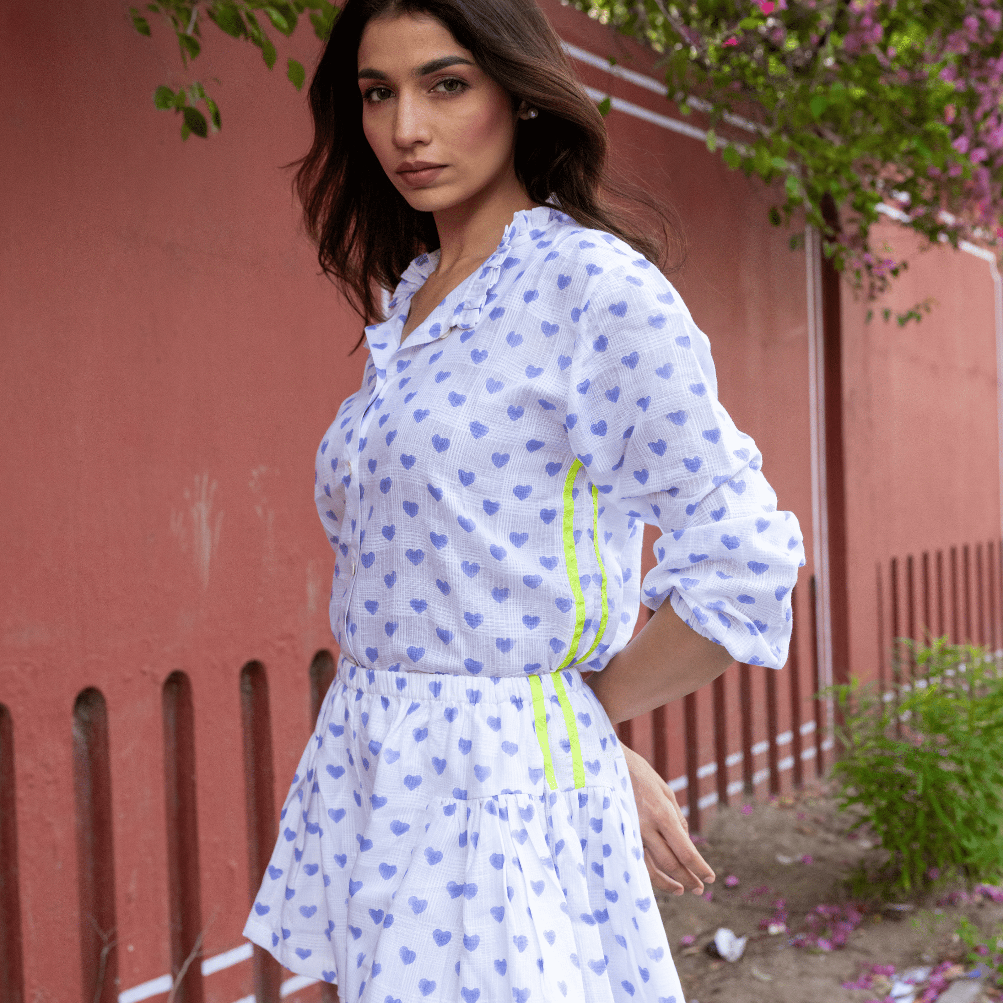 Cotton Voile Skort | Viola - Bombaby