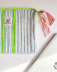 Customised Quilted Pouch | Sunwashed Blue - Bombaby