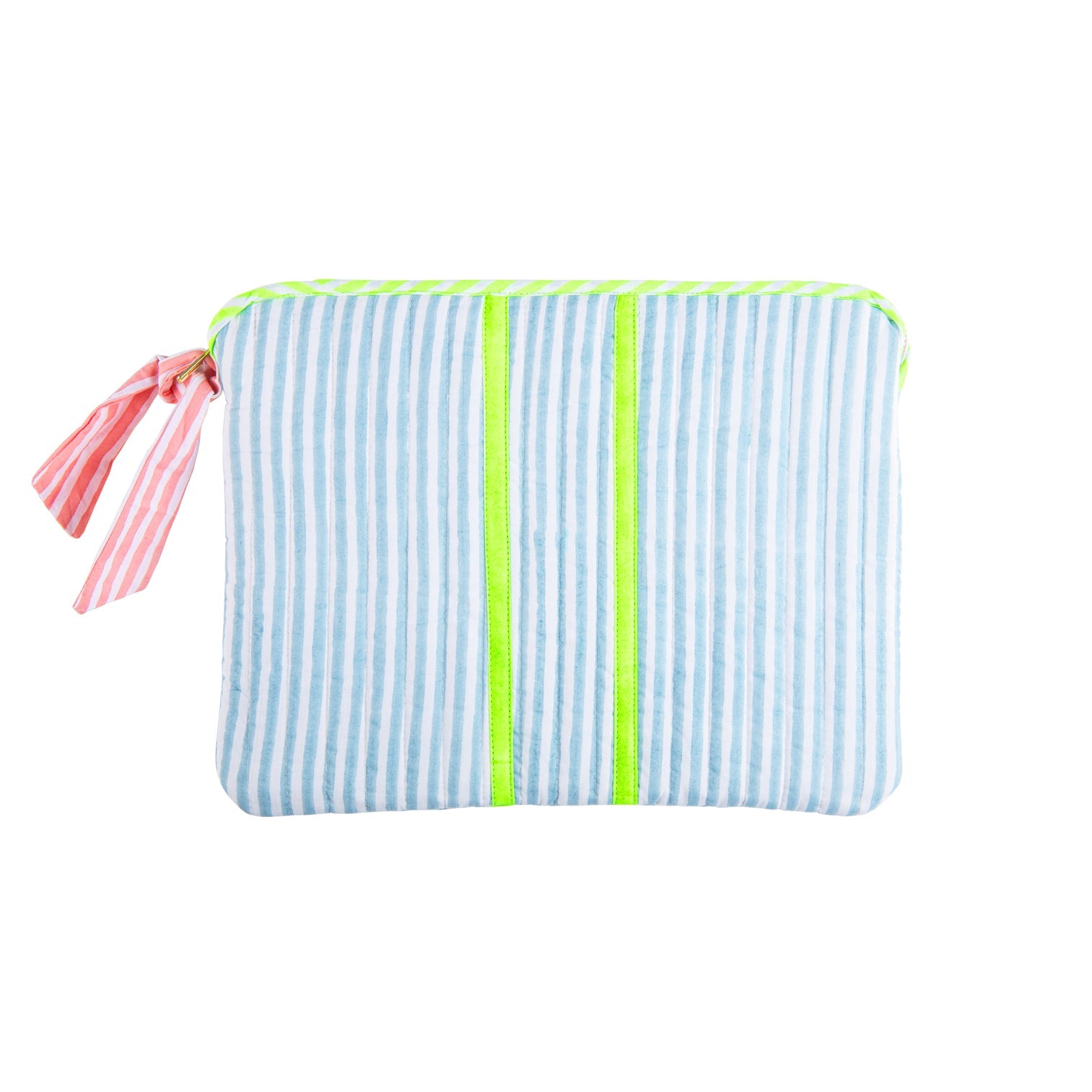 Customised Quilted Pouch | Sunwashed Blue - Bombaby