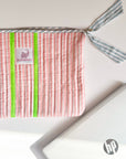 Customised Quilted Pouch | Sunwashed Pink - Bombaby