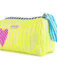 Customised Quilted Wash Bag | Limoncello - Bombaby