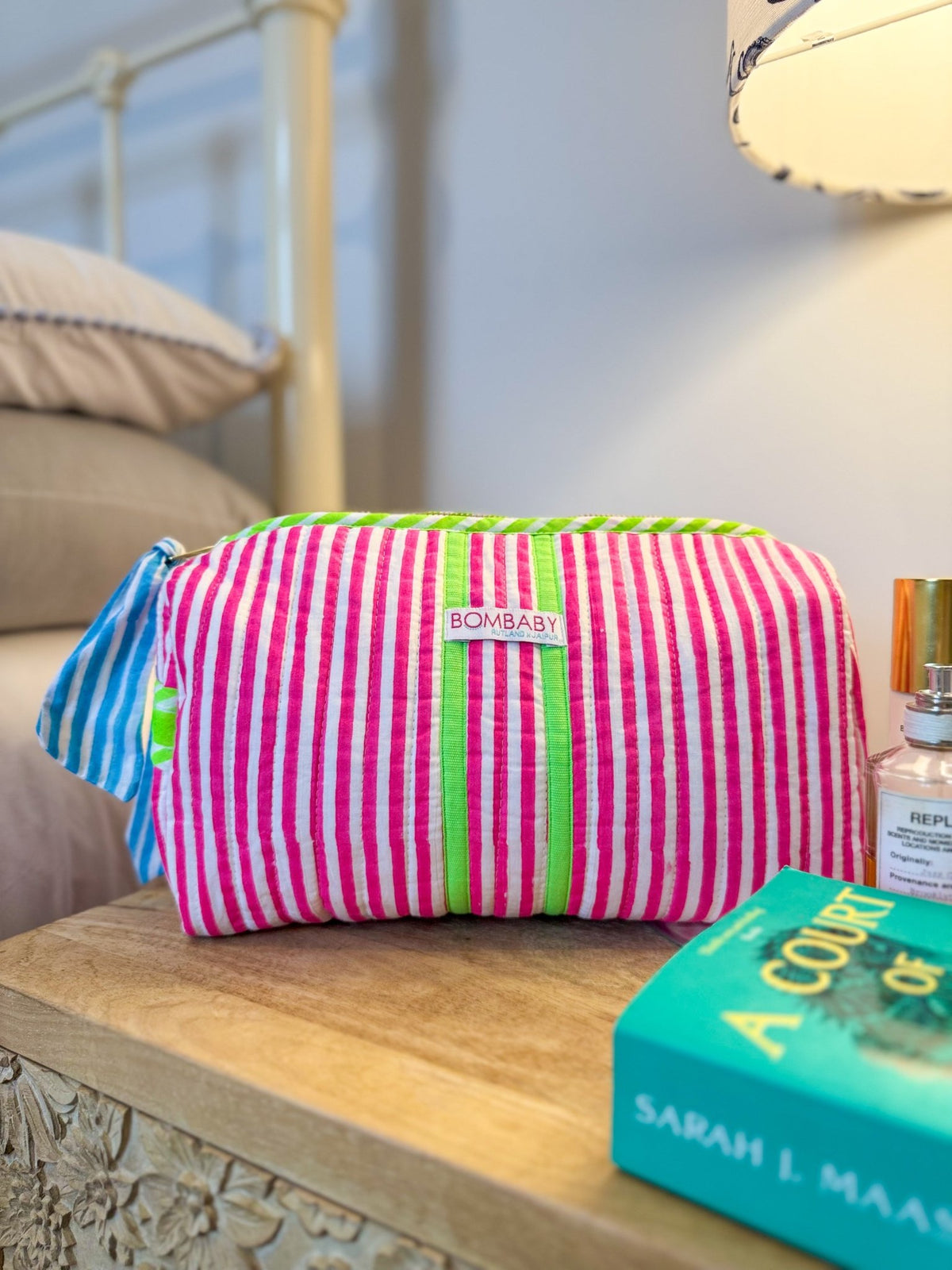 Customised Quilted Wash Bag | Sugar Rush - Bombaby