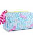 Customised Quilted Wash Bag | Zebra - Bombaby