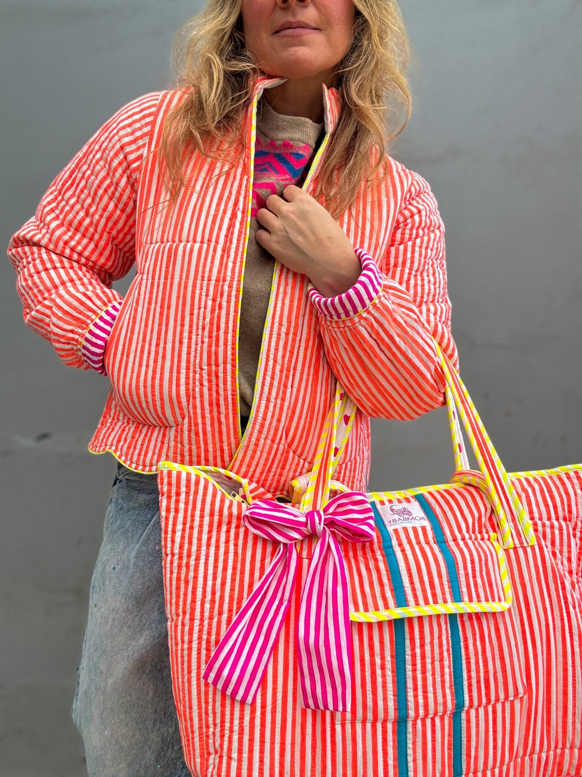 Customised Zipped Travel Tote | Spritz - Bombaby