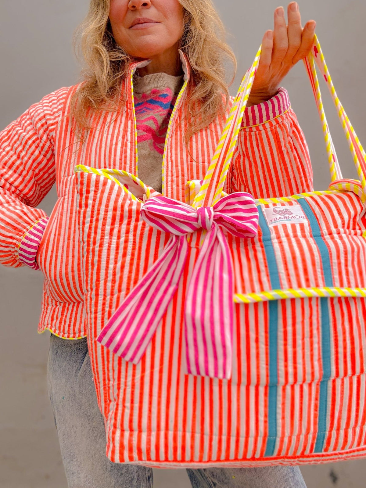 Customised Zipped Travel Tote | Spritz - Bombaby