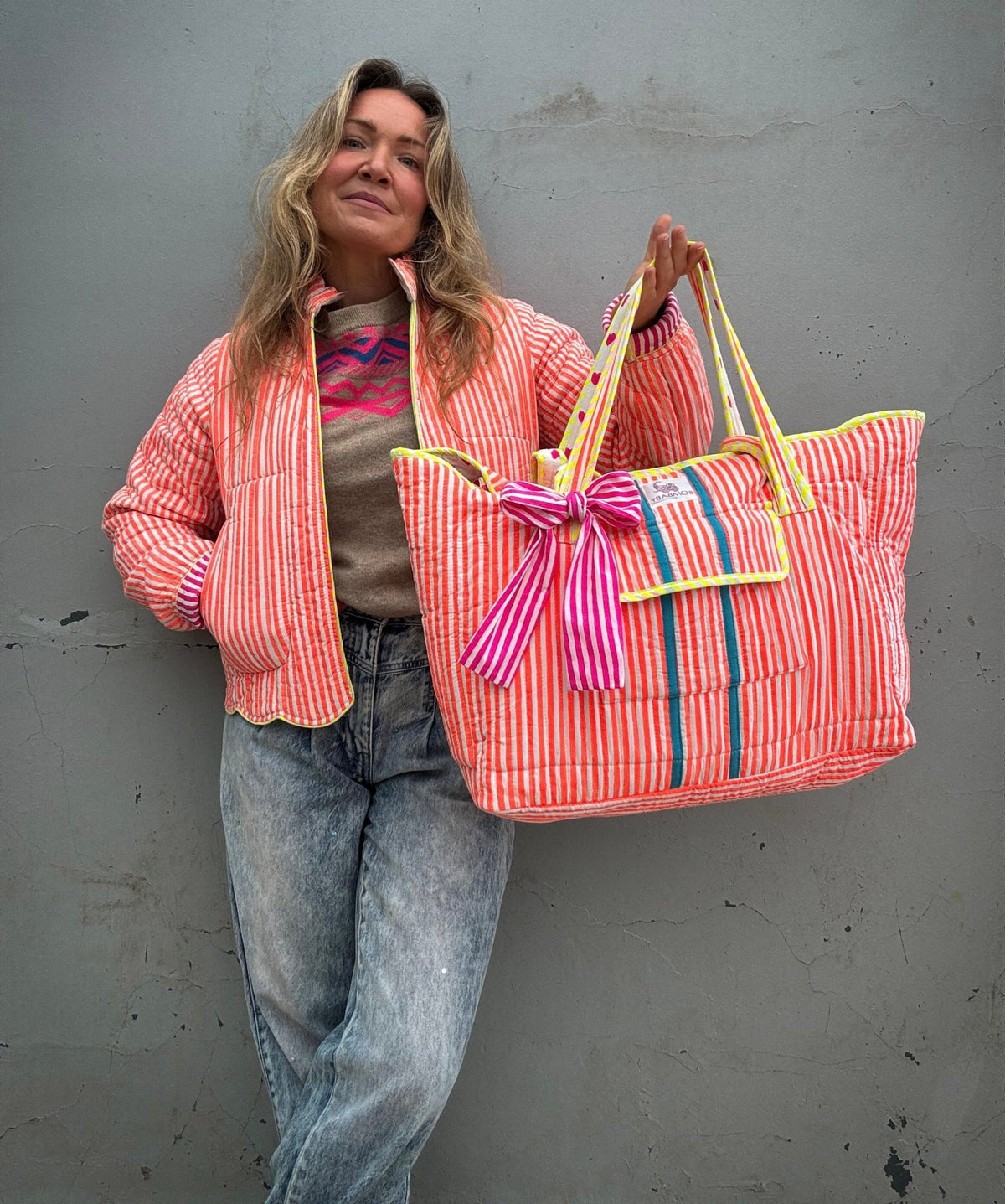 Customised Zipped Travel Tote | Spritz - Bombaby
