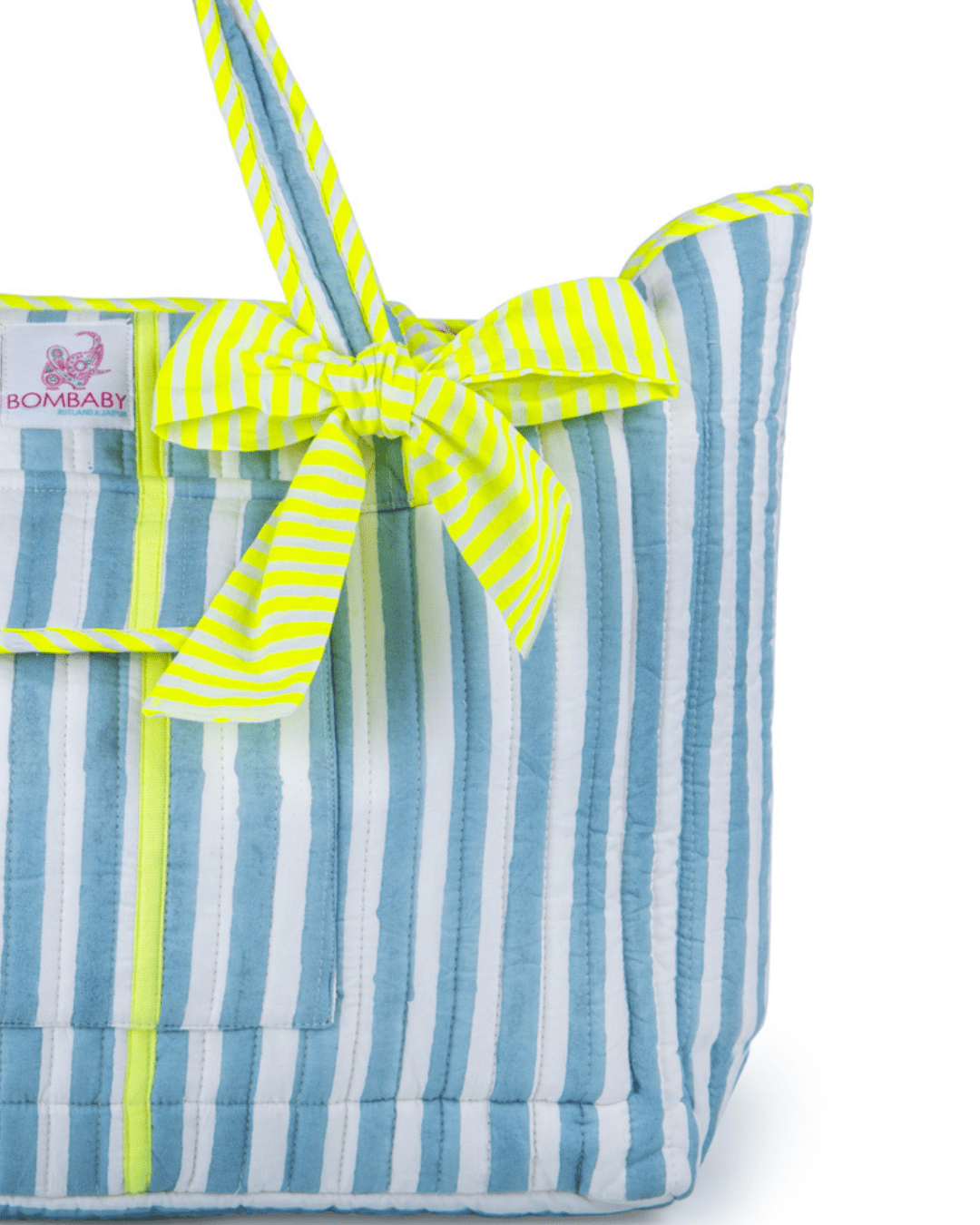 Customised Zipped Travel Tote | Sunwashed - Bombaby