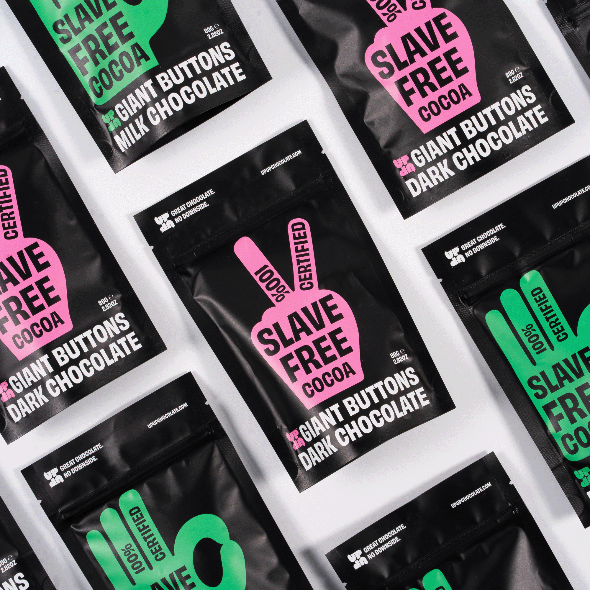 Giant Milk Chocolate Buttons 80G - Bombaby