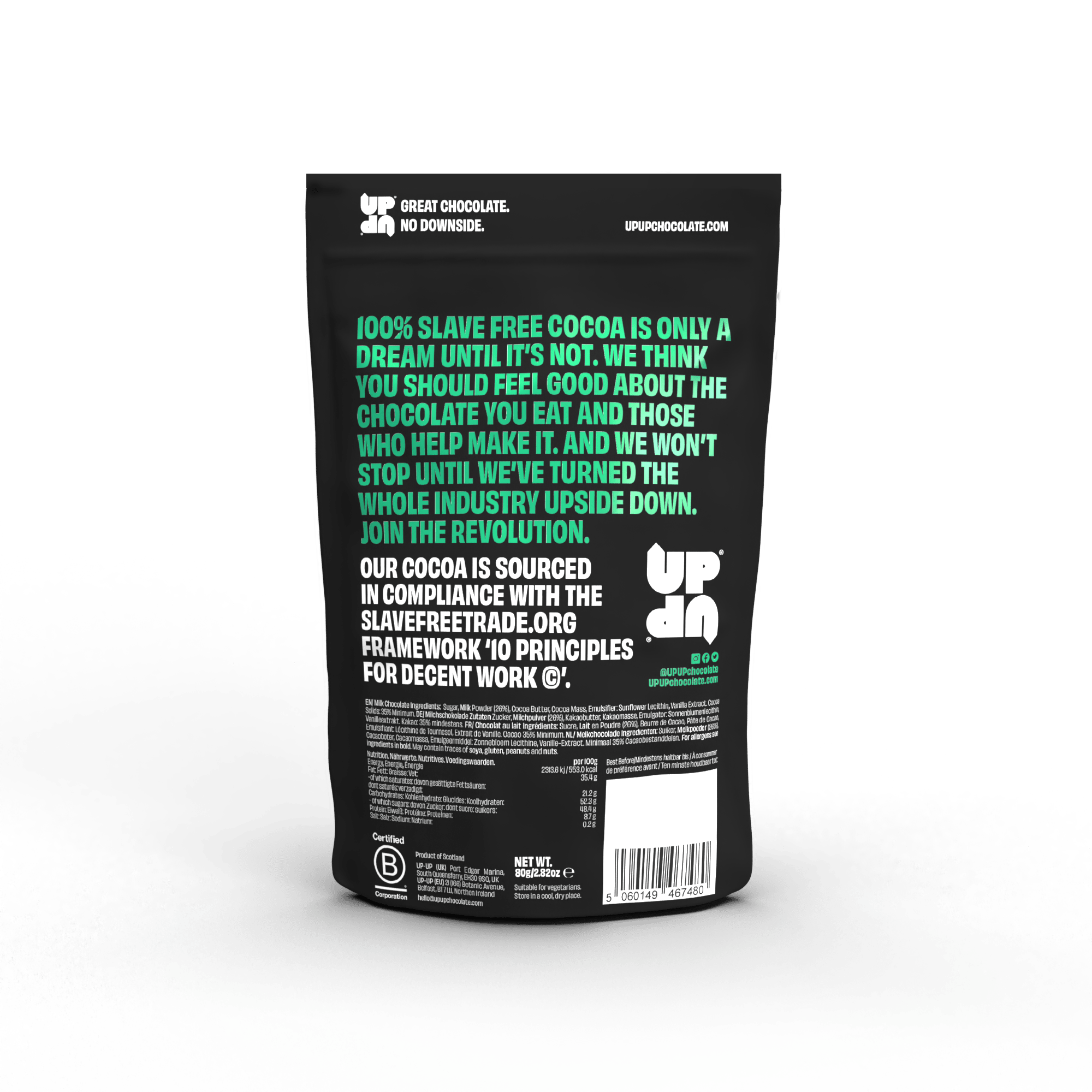 Giant Milk Chocolate Buttons 80G - Bombaby