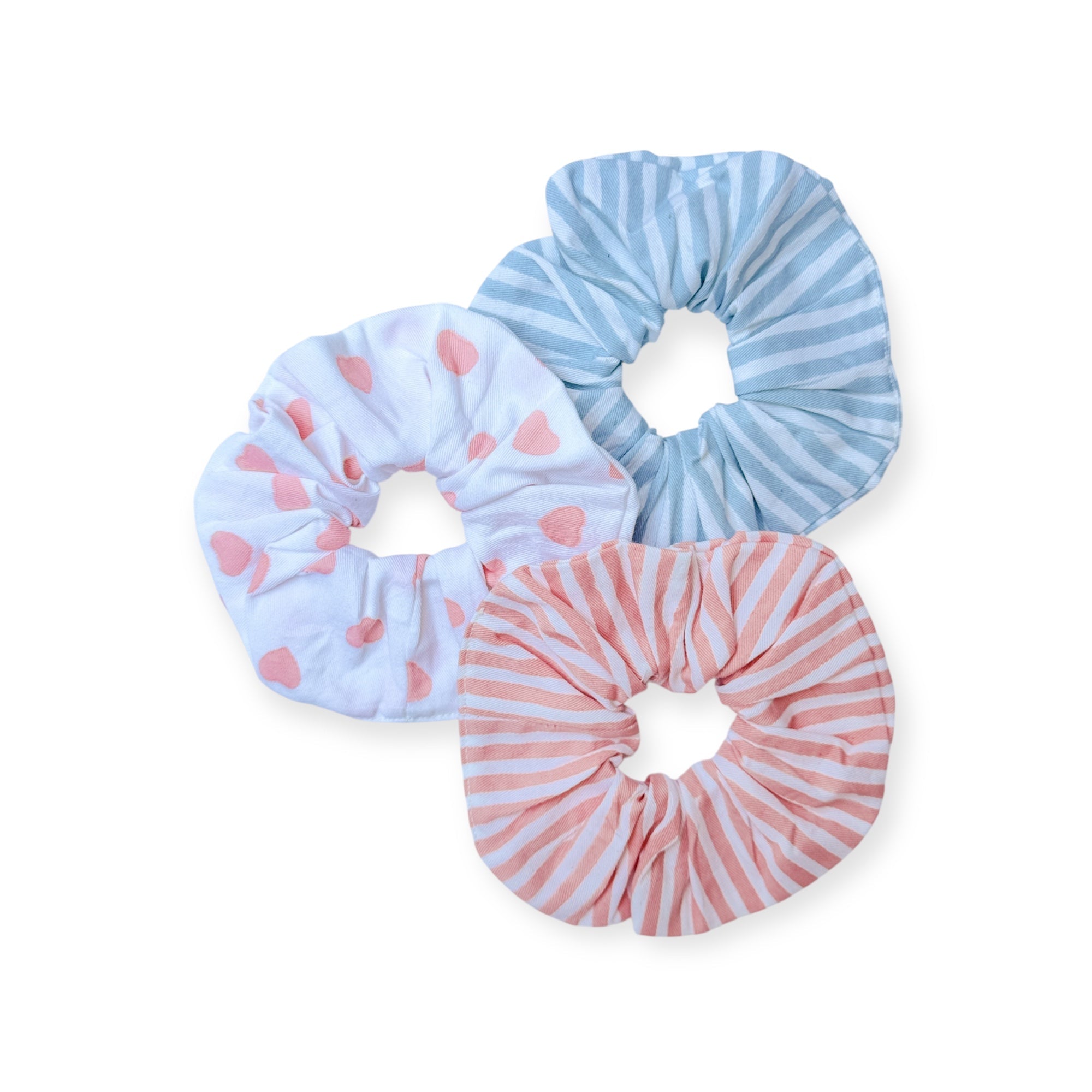 Giant Twill Scrunchies | Spring Pastels - Bombaby