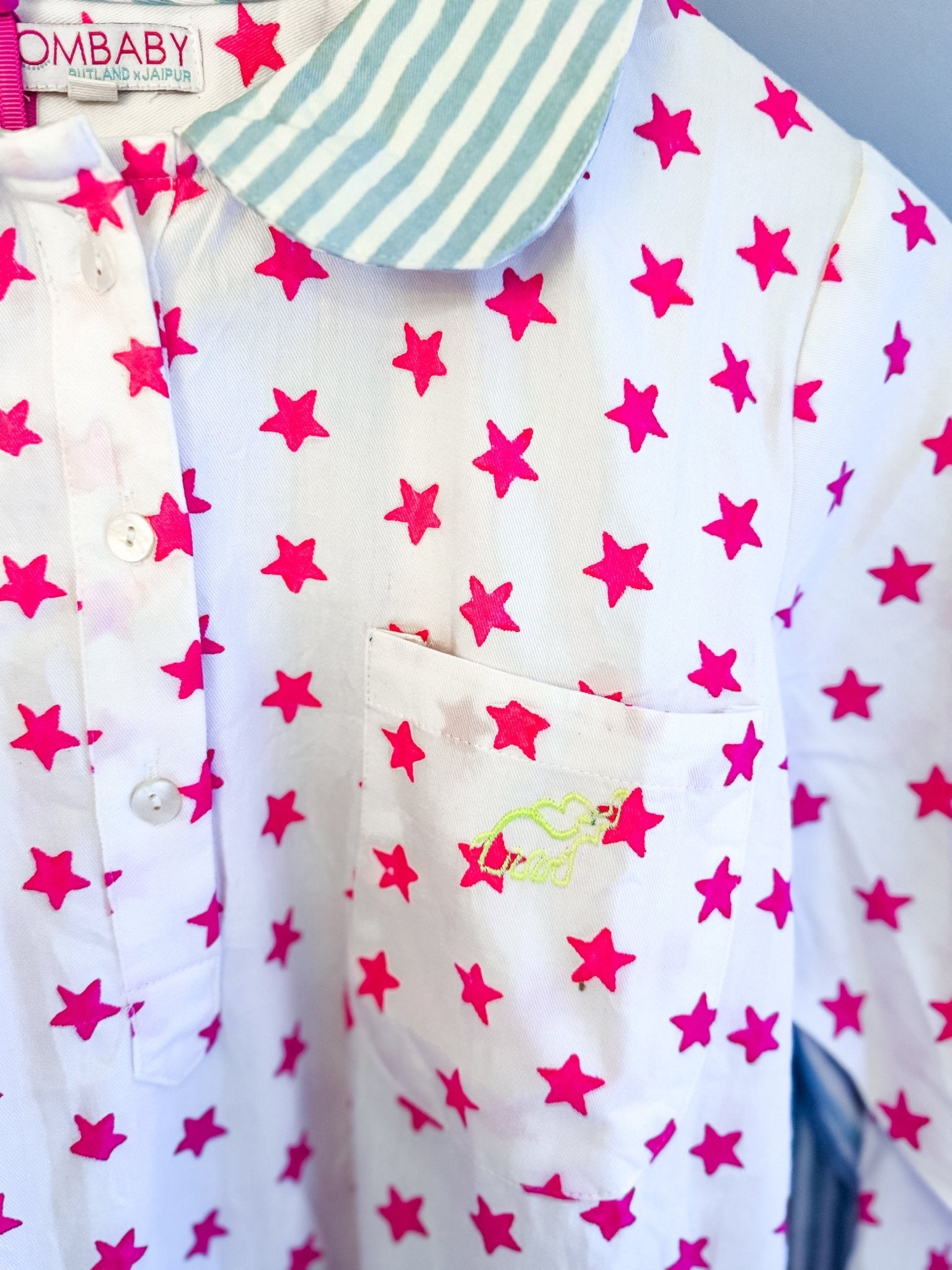 GOTS Organic Cotton Twill Nightdress | Supernova - Bombaby