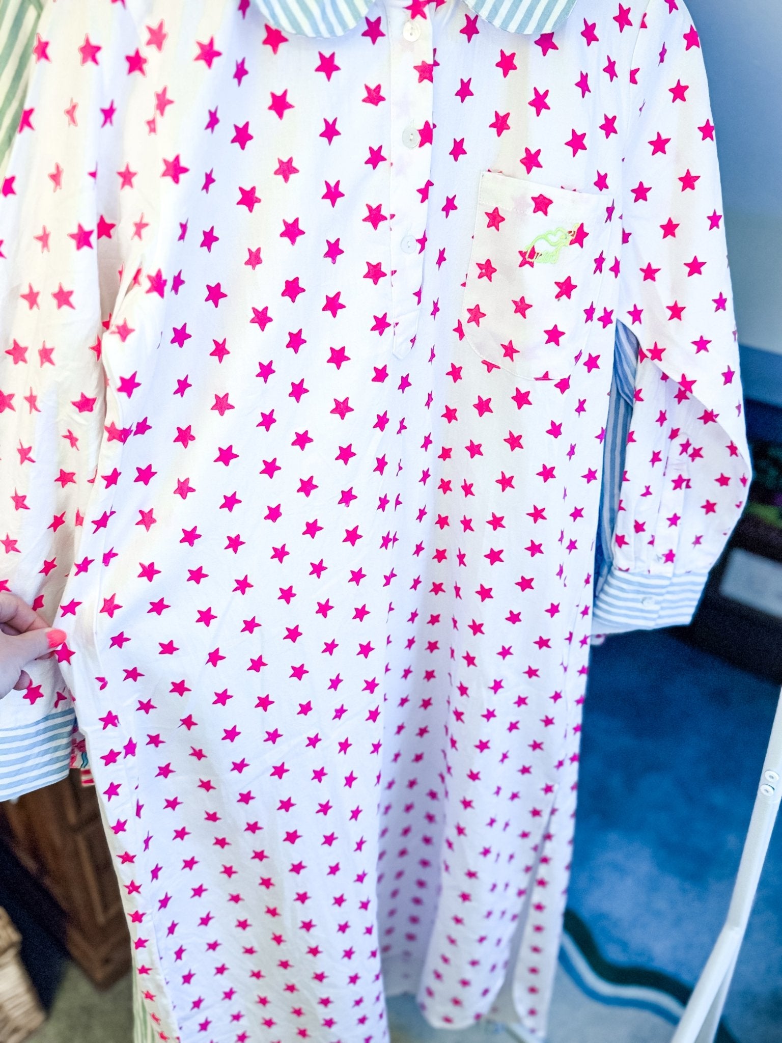 GOTS Organic Cotton Twill Nightdress | Supernova - Bombaby