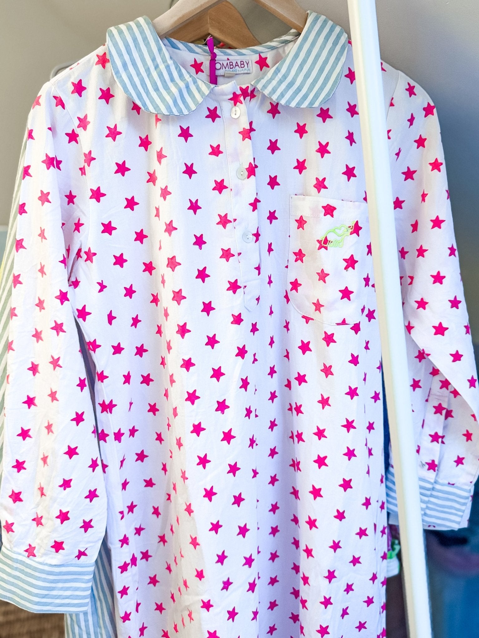 GOTS Organic Cotton Twill Nightdress | Supernova - Bombaby