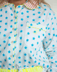 GOTS Organic Twill Pyjamas | Blue Stars - Bombaby