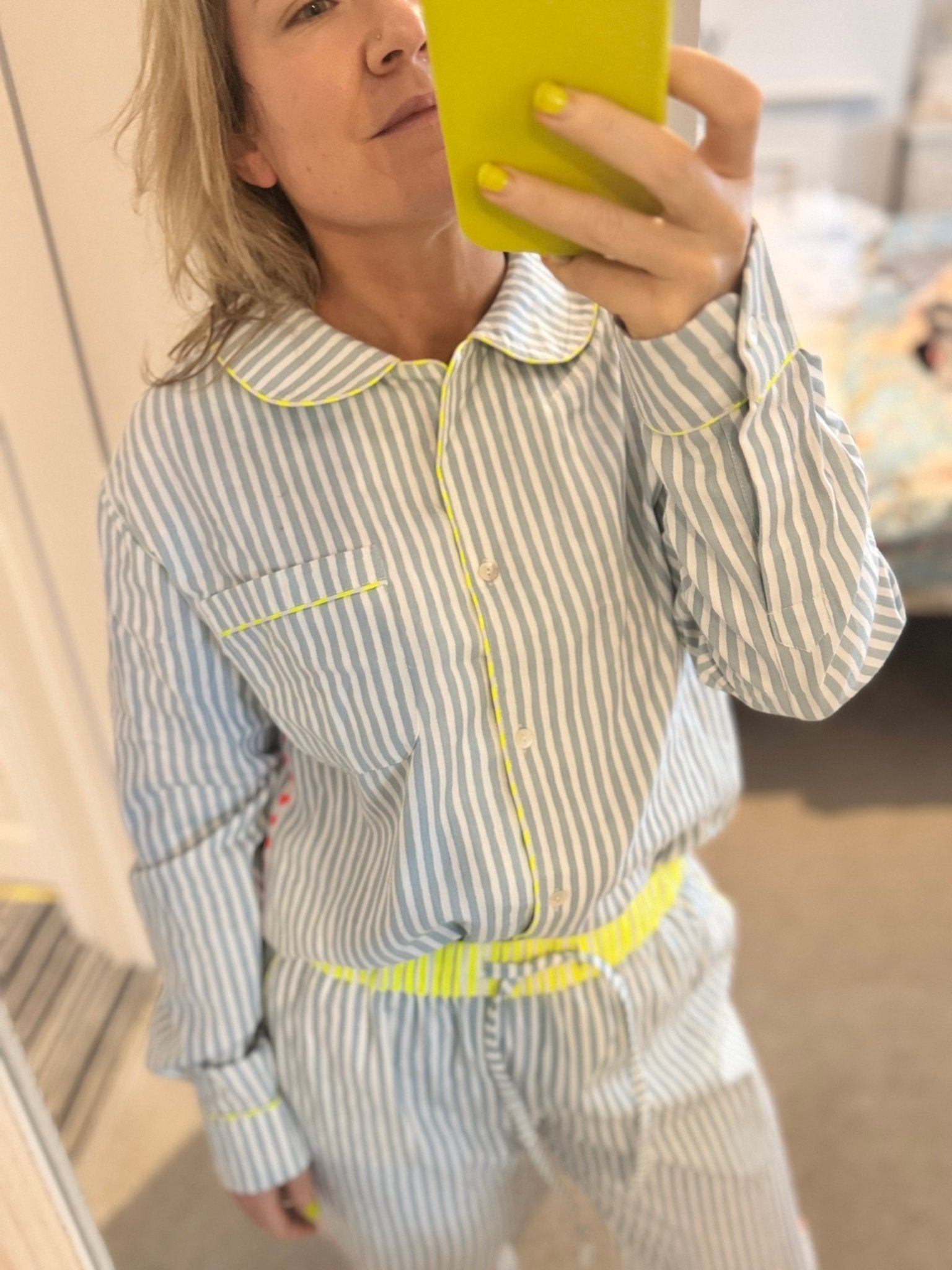 GOTS Organic Twill Pyjamas | Starboard - Bombaby