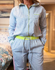 GOTS Organic Twill Pyjamas | Starboard - Bombaby