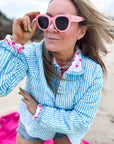 Ltd Edition Quilted Jacket | Malibu Pop - Bombaby