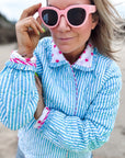 Ltd Edition Quilted Jacket | Malibu Pop - Bombaby