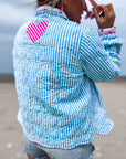 Ltd Edition Quilted Jacket | Malibu Pop - Bombaby